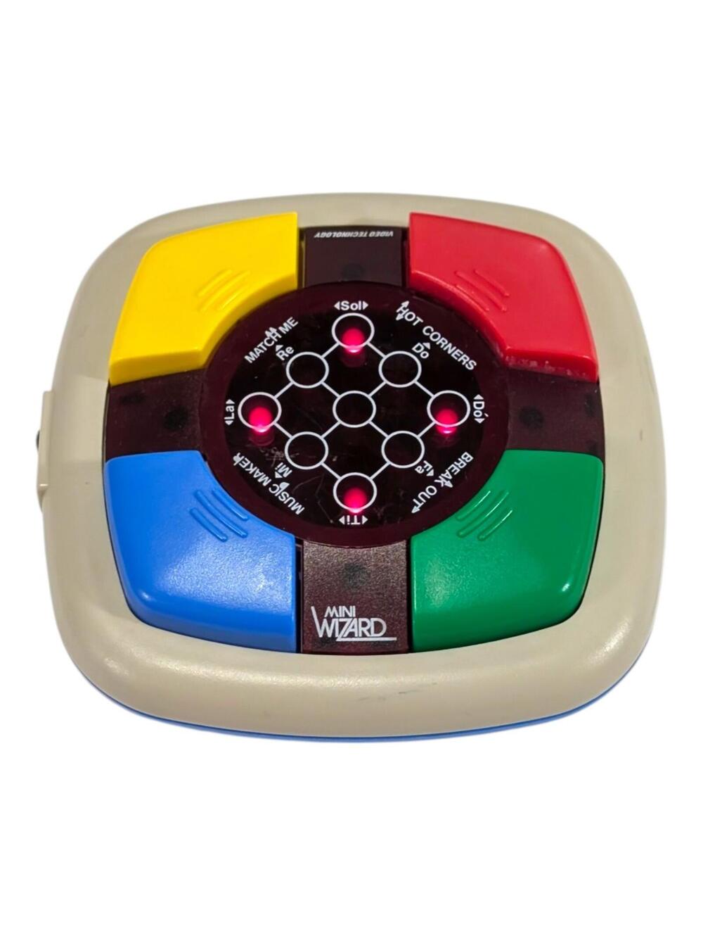 Vintage VTech Mini Wizard Electronic Simon Memory Handheld Game 1987 Tested Work